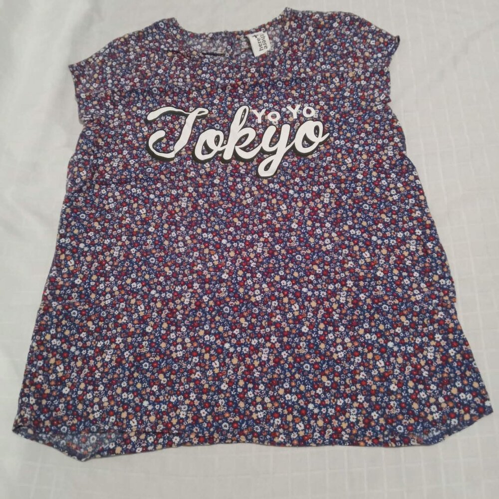 Floral patterned top for children Tokyo C & A